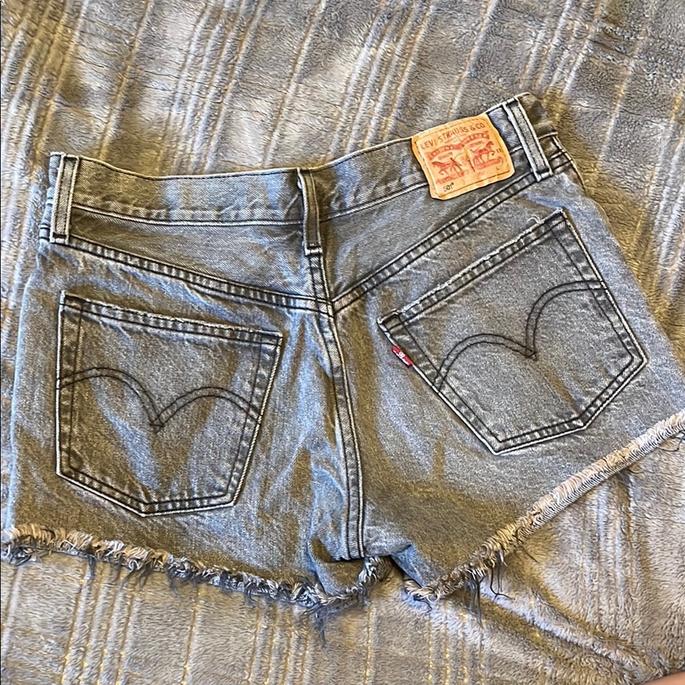 Levi's Women's Gray Denim Shorts